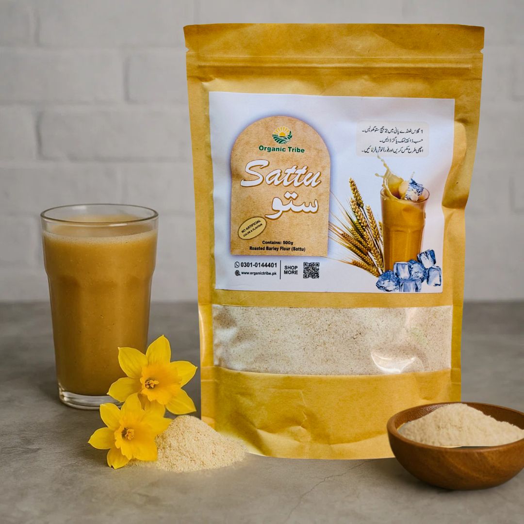 Organic Tribe Sattu – Roasted Barley Flour