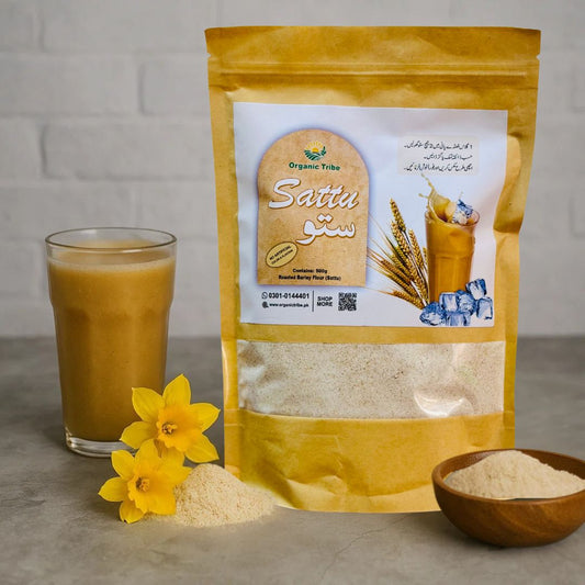 Organic Tribe Sattu – Roasted Barley Flour