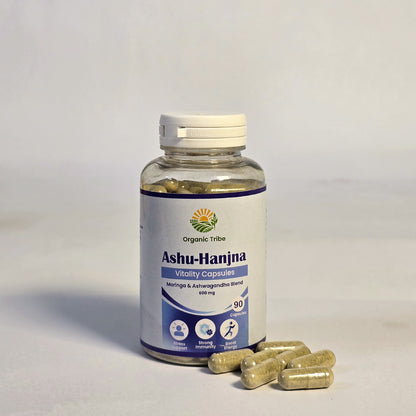 Ashu Hanjna 600mg – Power of Ashwagandha & Moringa in One!
